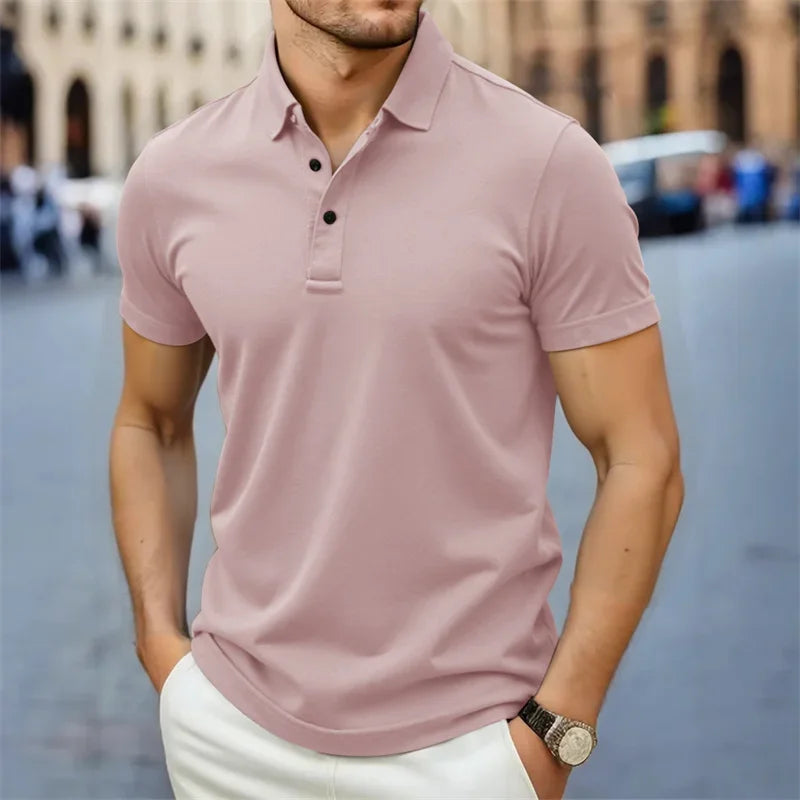 Polo in Cotone Liscio Uomo | Linea Pulita & Comfort Quotidiano