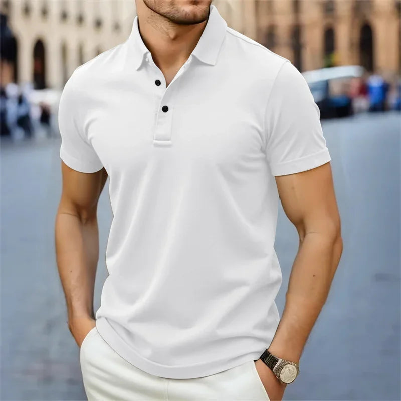 Polo in Cotone Liscio Uomo | Linea Pulita & Comfort Quotidiano