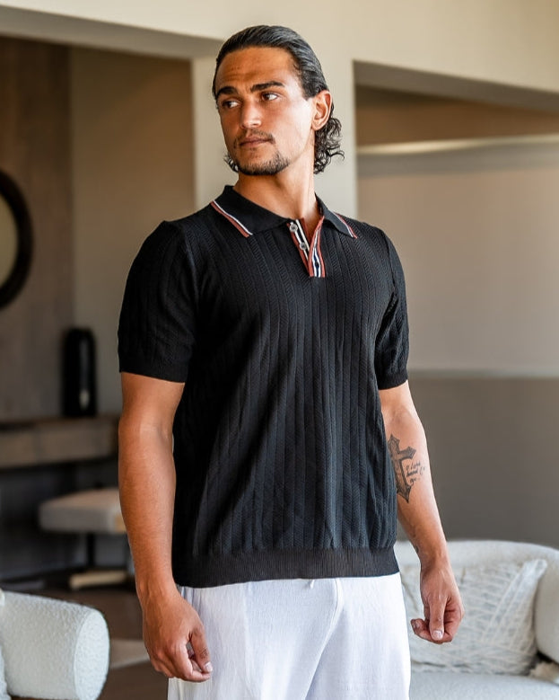 Polo in Maglia Viscosa Mix | Vestibilità Slim Quotidiana 4