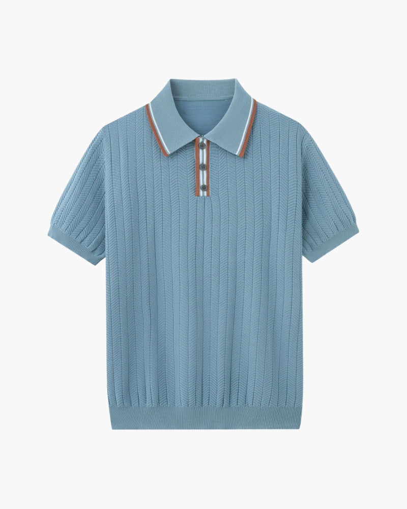 Polo in Maglia Viscosa Mix | Vestibilità Slim Quotidiana 0