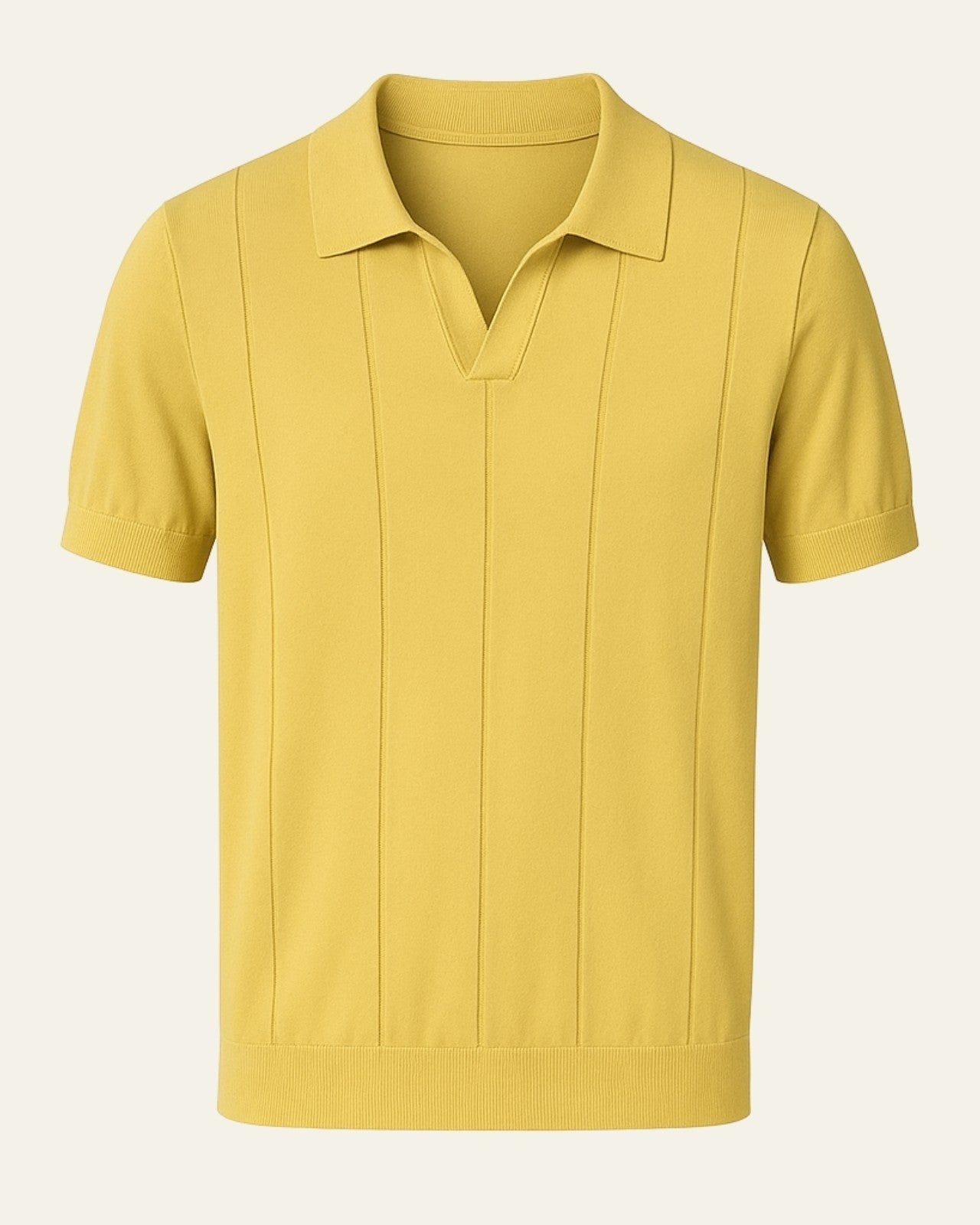 Polo Uomo in Cotone a Coste Casual Morbida Raffinata 5