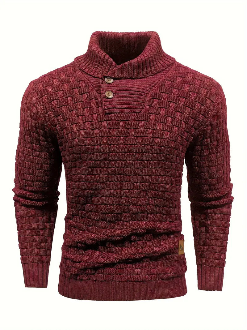 Maglione Uomo Collo Alto | Caldo e Avvolgente 14