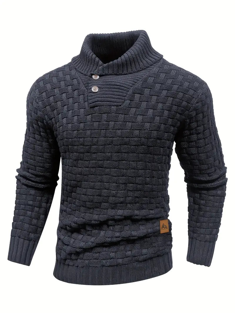 Maglione Uomo Collo Alto | Caldo e Avvolgente 17