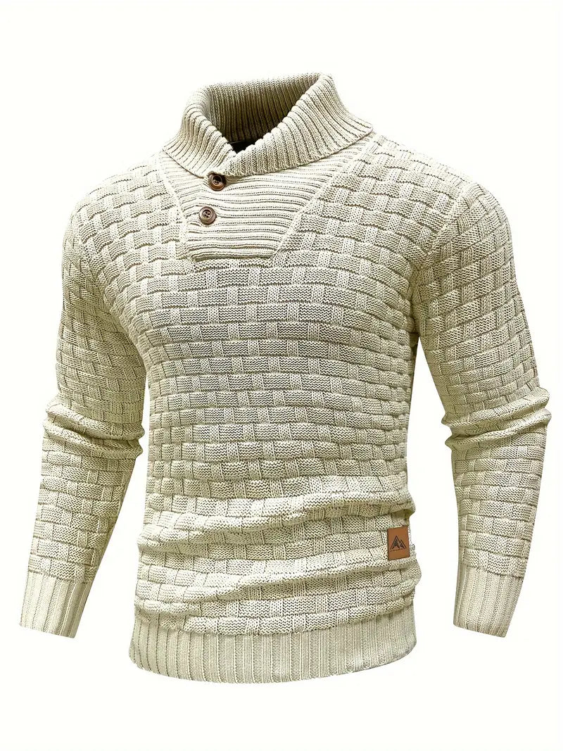 Maglione Uomo Collo Alto | Caldo e Avvolgente 19