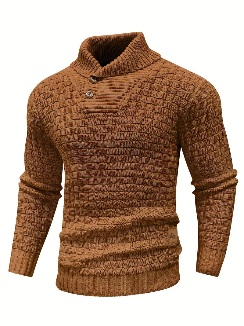 Maglione Uomo Collo Alto | Caldo e Avvolgente 21