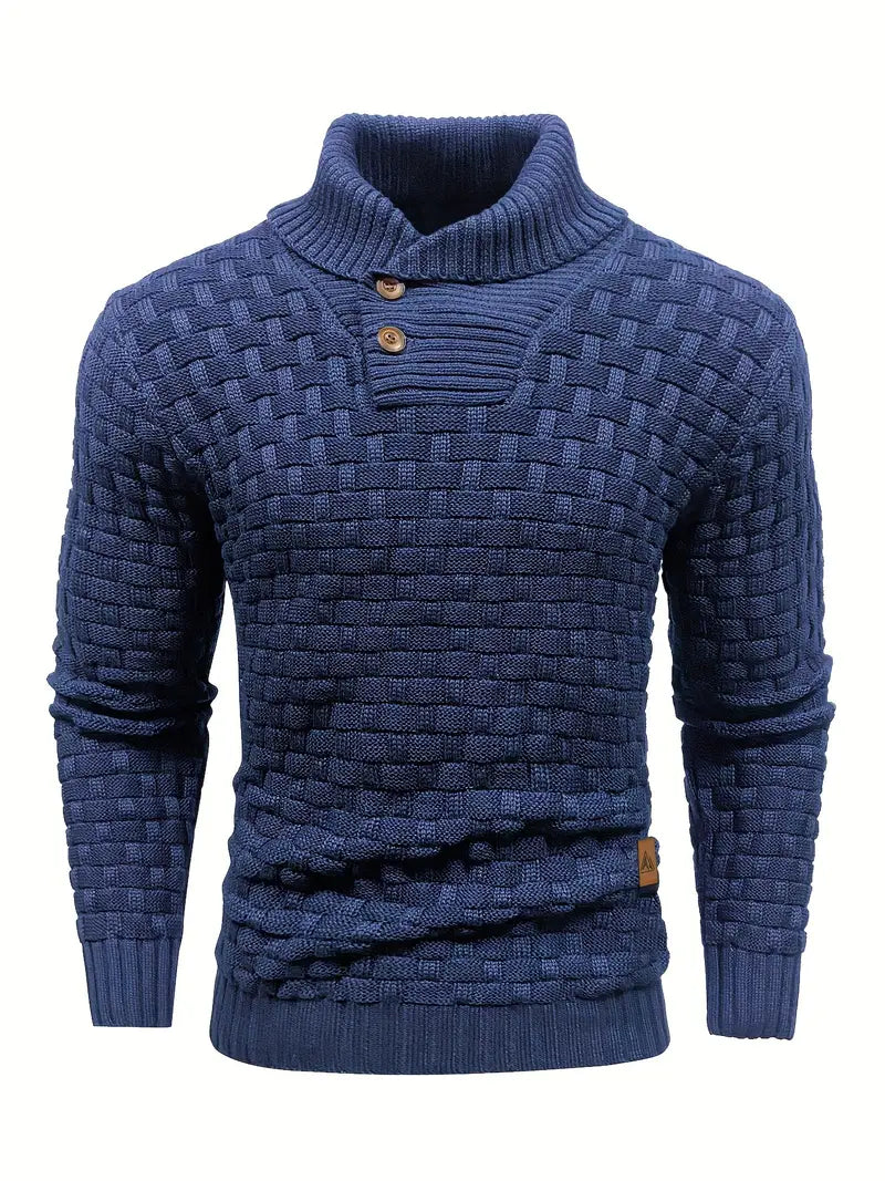 Maglione Uomo Collo Alto | Caldo e Avvolgente 12