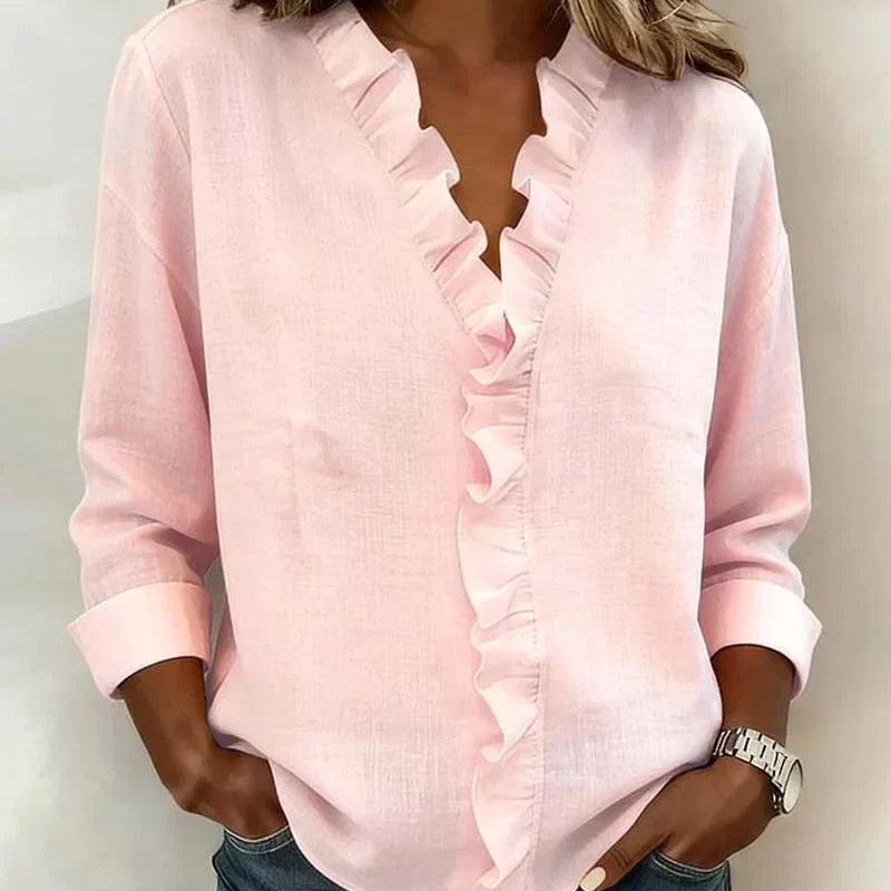 RIMINI | Blusa Donna con Ruches Frontali 0