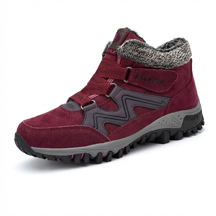 Orthopedic Lug Sole Ankle Boots for Women – Supportive &amp; Cozy Design Caliboot