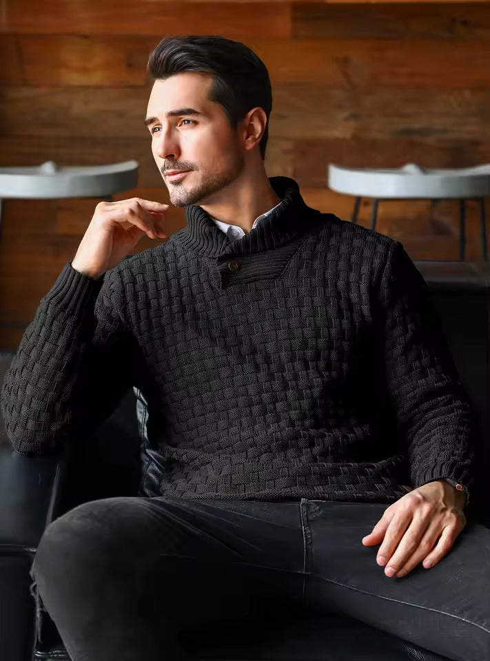 Maglione Uomo Collo Alto | Caldo e Avvolgente 2