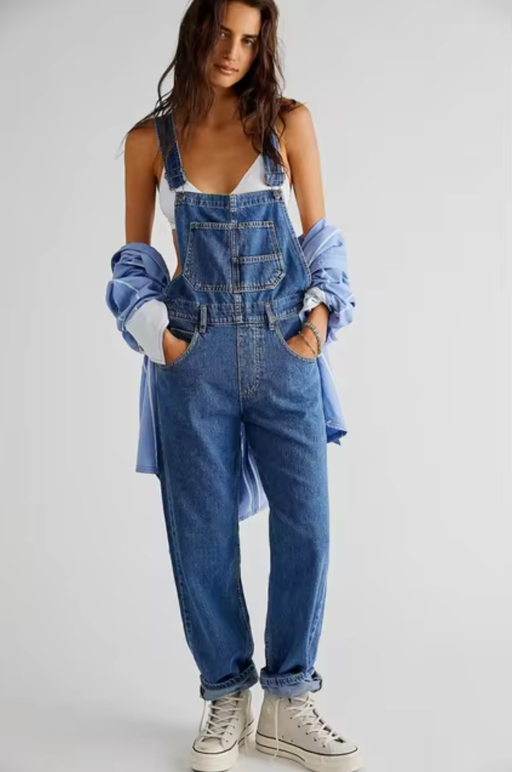 Salopette Donna in Denim | Vestibilità Baggy & Stile Street Vintage