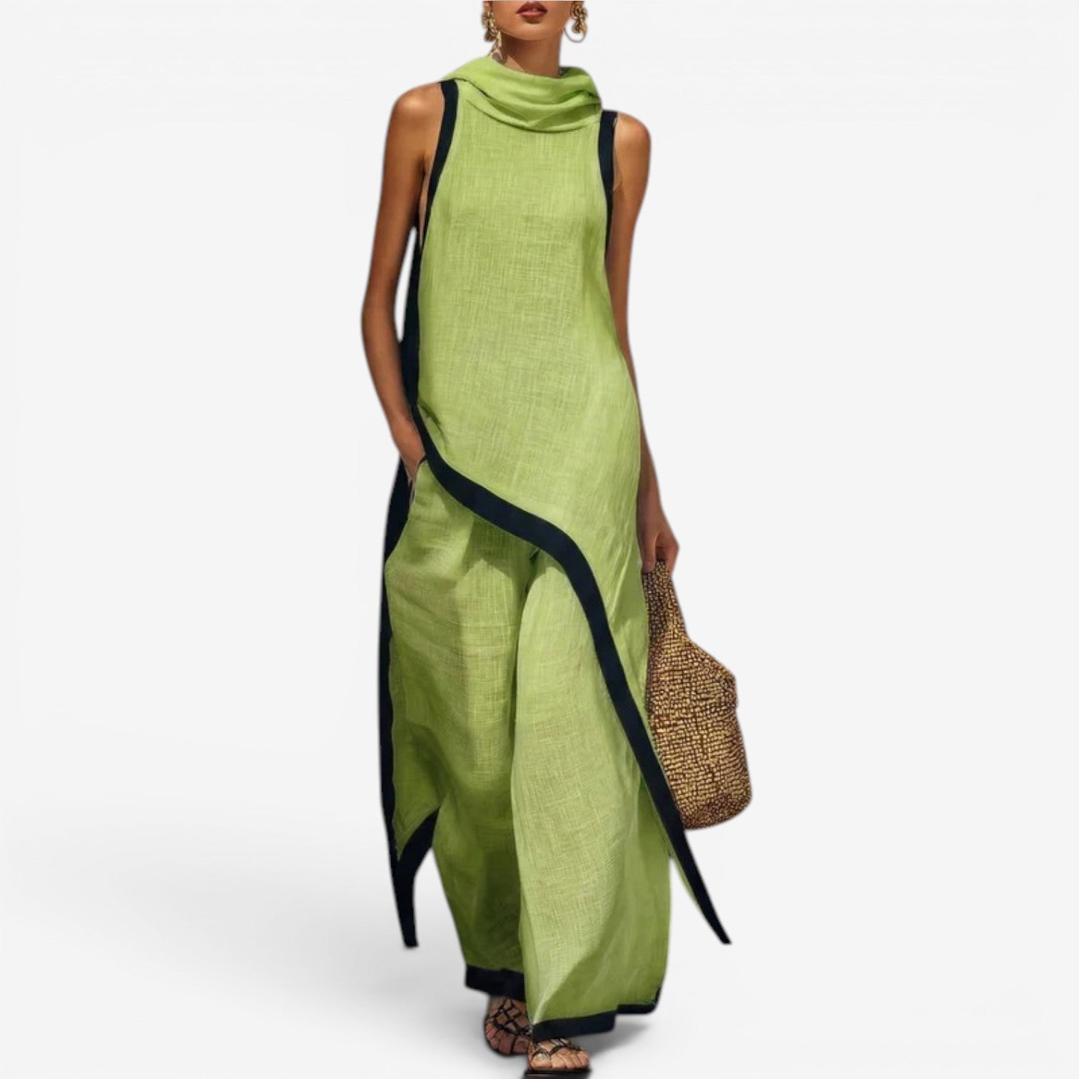 Samantha™ Tuta lunga bicolore 4