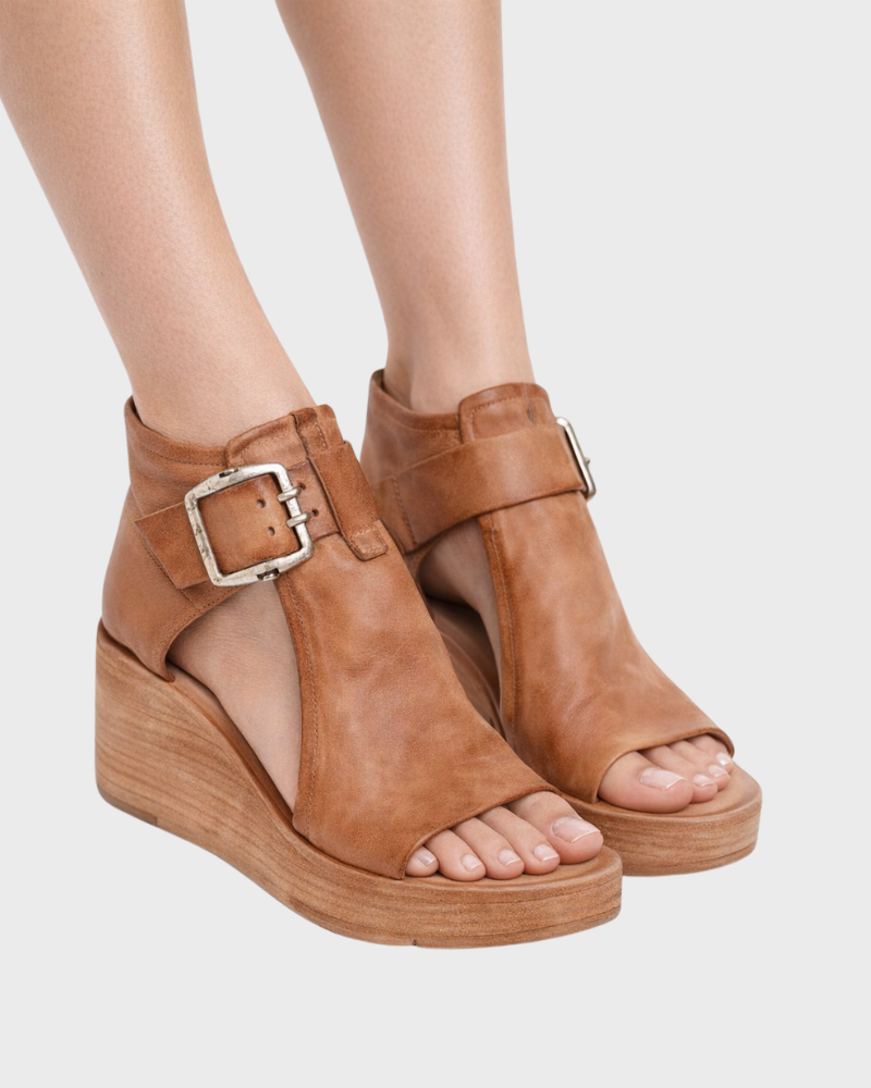 Sandali Donna | Con Zeppa & Fibbia Vintage per l'Estate