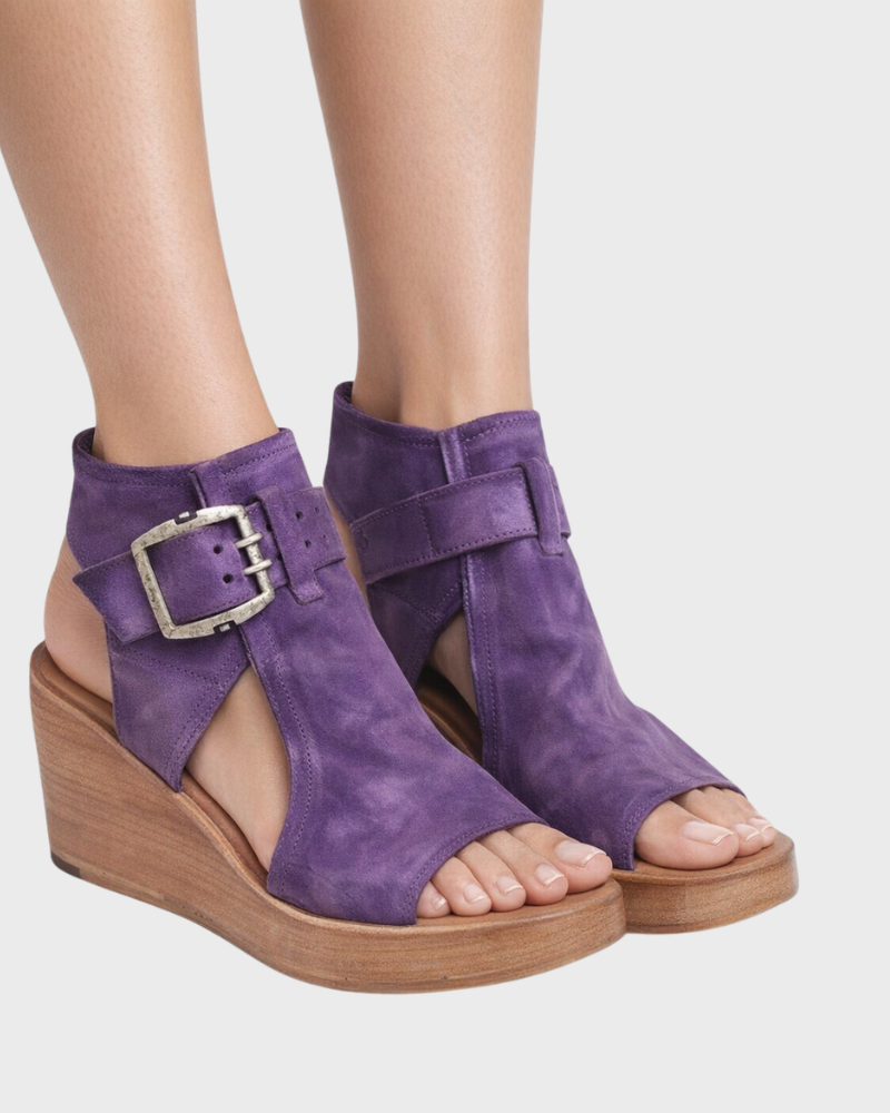 Sandali Donna | Con Zeppa & Fibbia Vintage per l'Estate