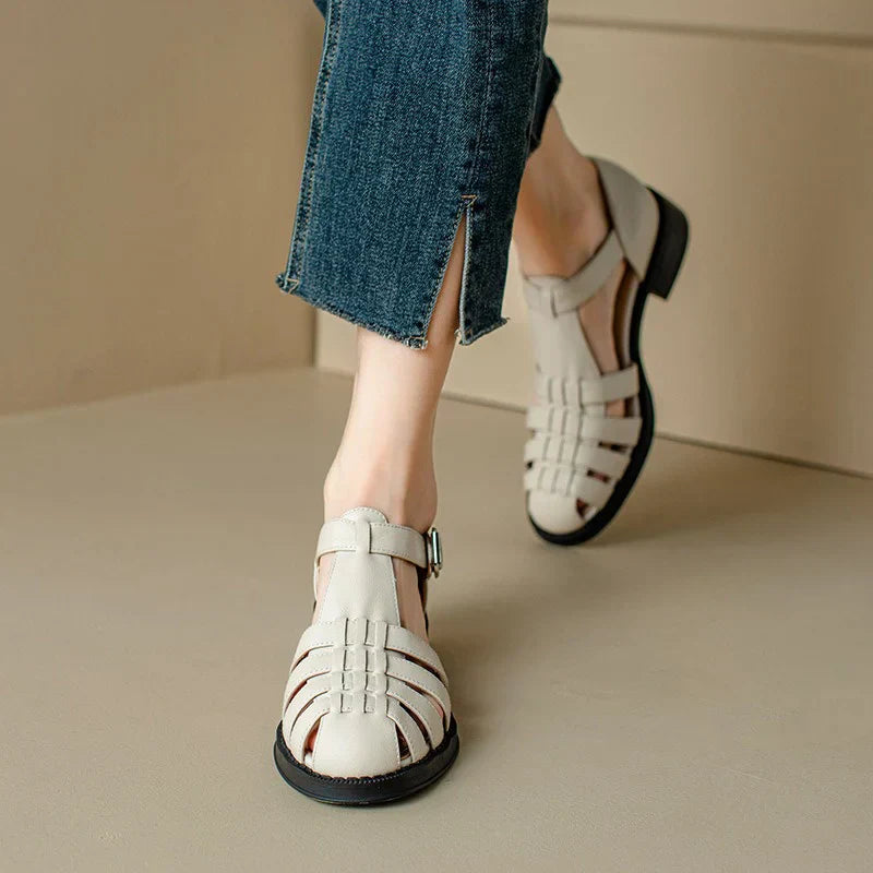 Sandali Donna | Design Gladiatore Intrecciato & Stile Romano Chic