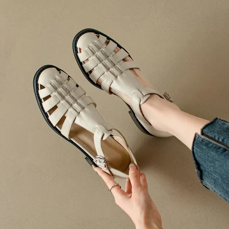 Sandali Donna | Design Gladiatore Intrecciato & Stile Romano Chic