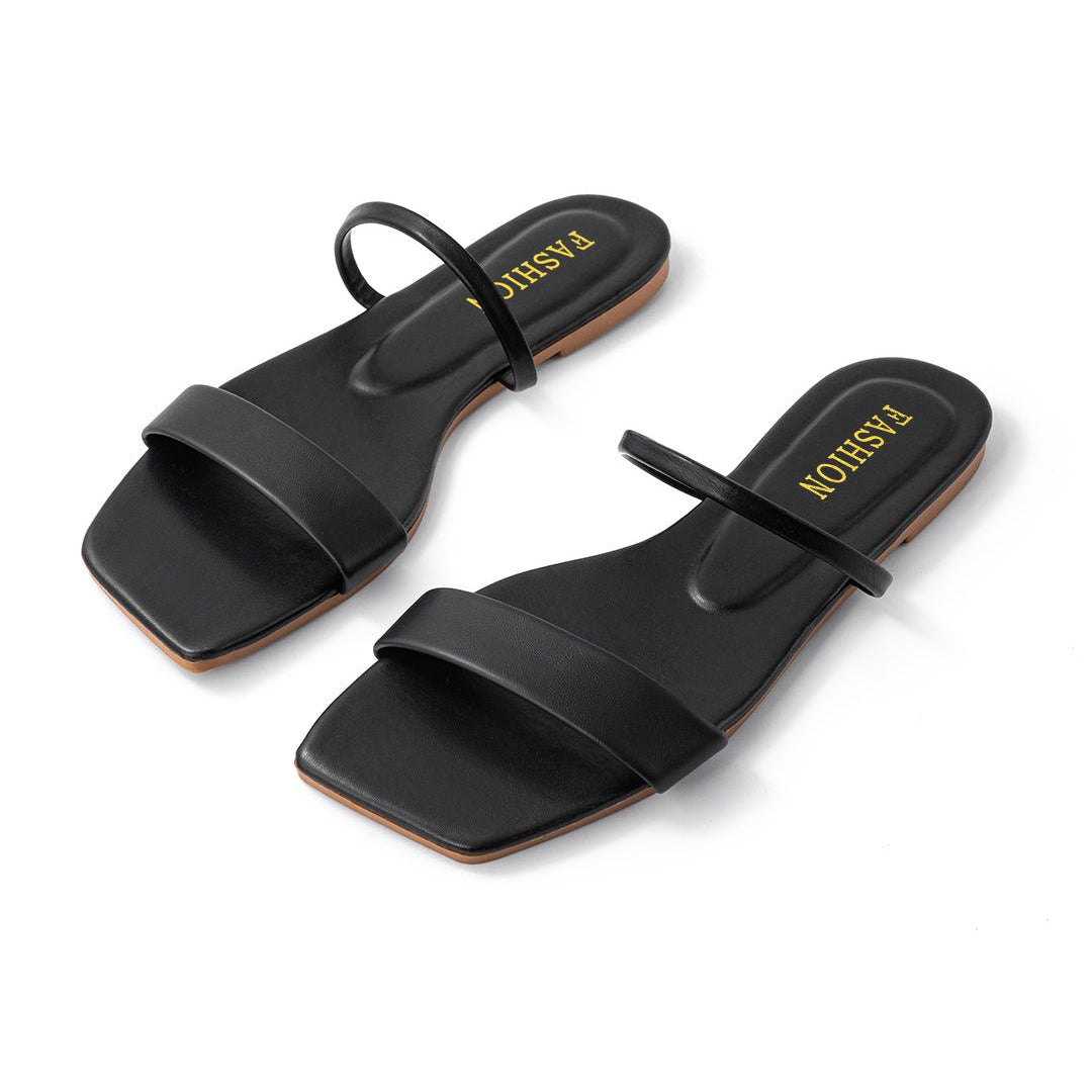 Sandali Donna | Doppia Fascia Minimal & Design Flat Chic