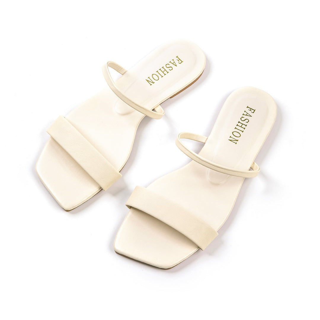 Sandali Donna | Doppia Fascia Minimal & Design Flat Chic