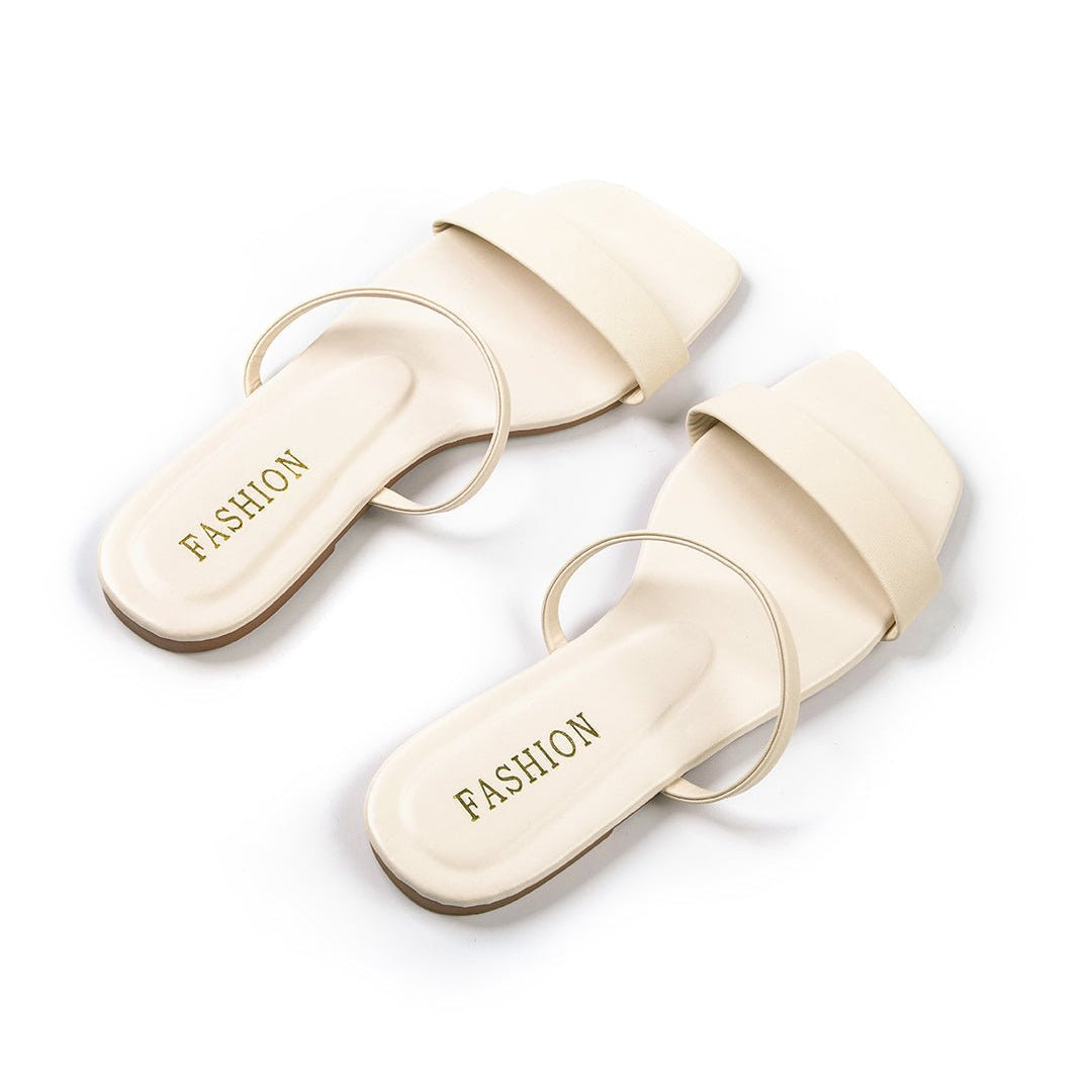 Sandali Donna | Doppia Fascia Minimal & Design Flat Chic