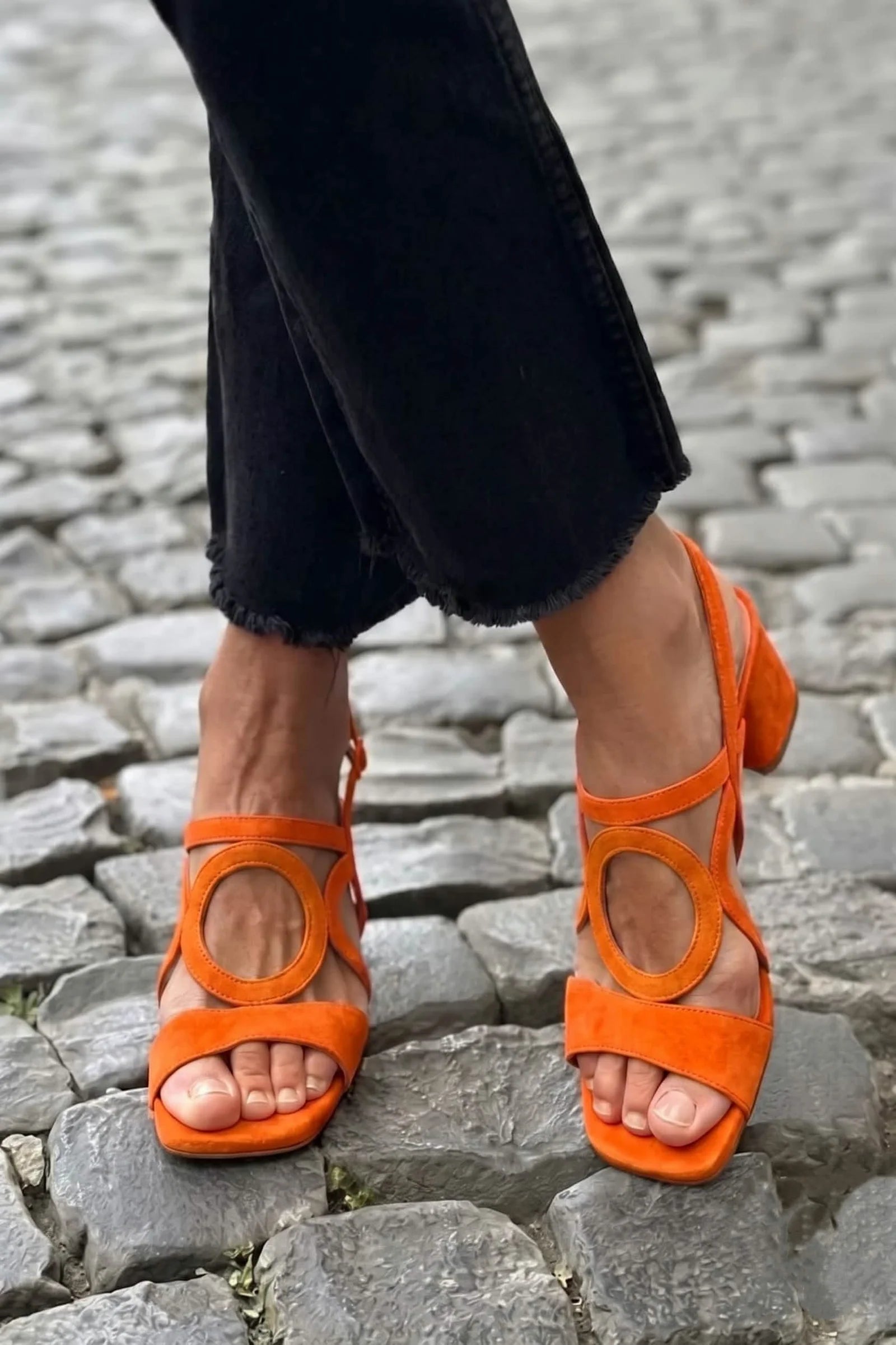 Sandali Donna | Punta Quadrata & Tacco a Blocco