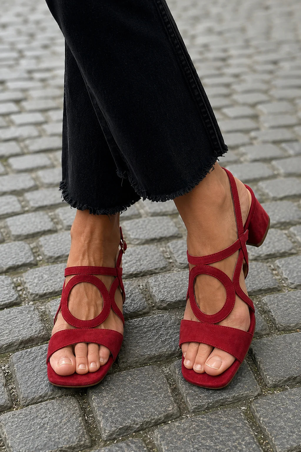 Sandali Donna | Punta Quadrata & Tacco a Blocco