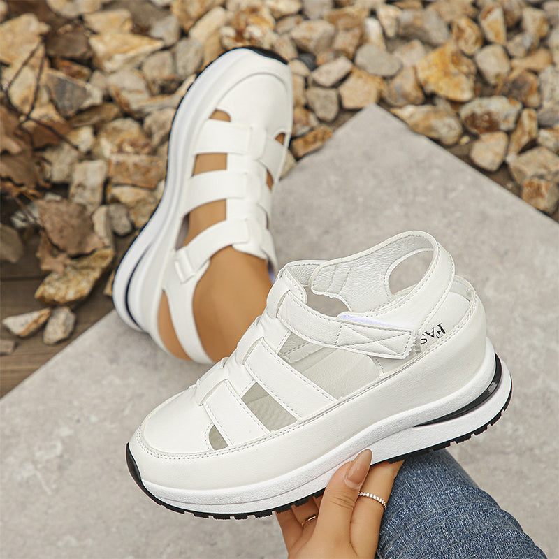 Sandali Sportivi Donna | Platform con Chiusura a Strappo & Suola Ammortizzante