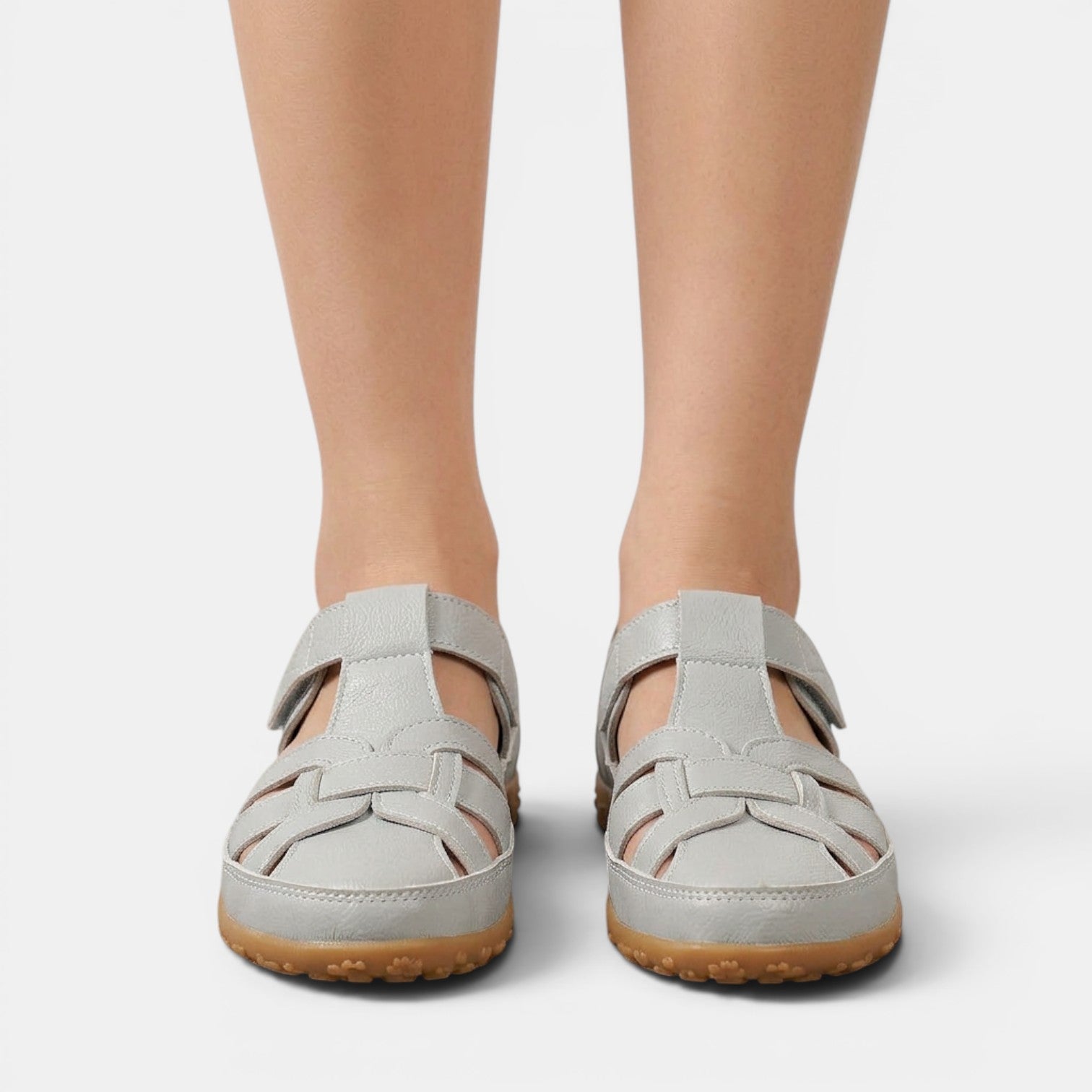 Sandali Donna Ortopedici con Velcro Regolabili Comodi 7