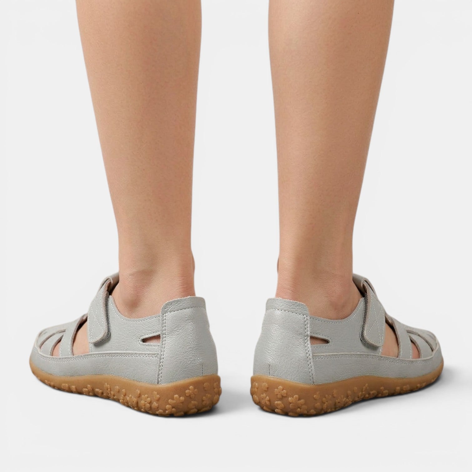 Sandali Donna Ortopedici con Velcro Regolabili Comodi 8