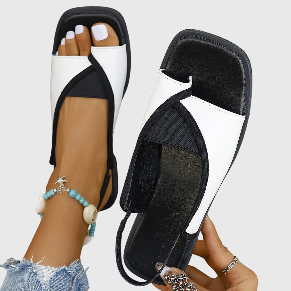 Sandali bassi slingback da donna – Aperti e comodi 0
