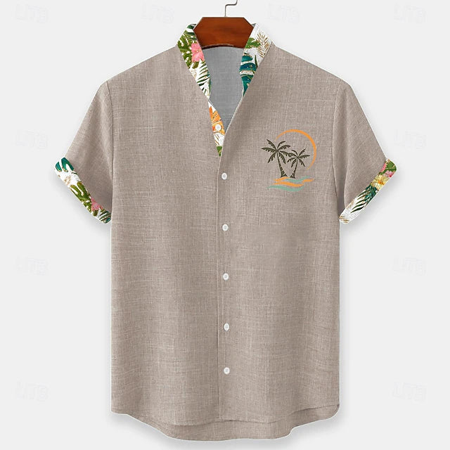 Sandro — Camicia Estiva in Lino con Dettagli Tropicali 2