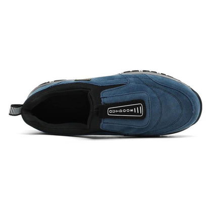 Scarpe uomo slip-on con suola lavorata