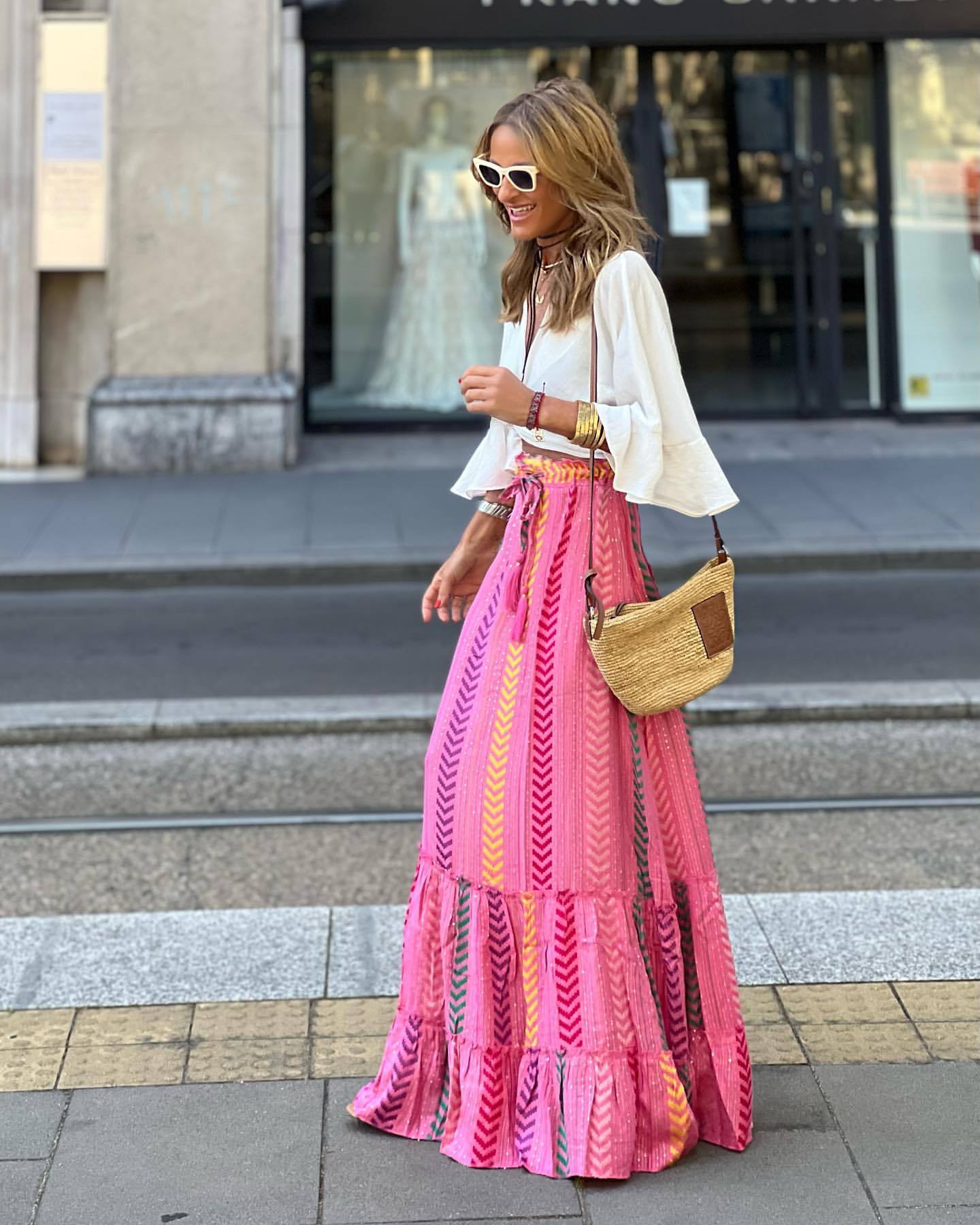 Set Coordinato Donna | Gonna Maxi Boho & Stile Estivo Fluente