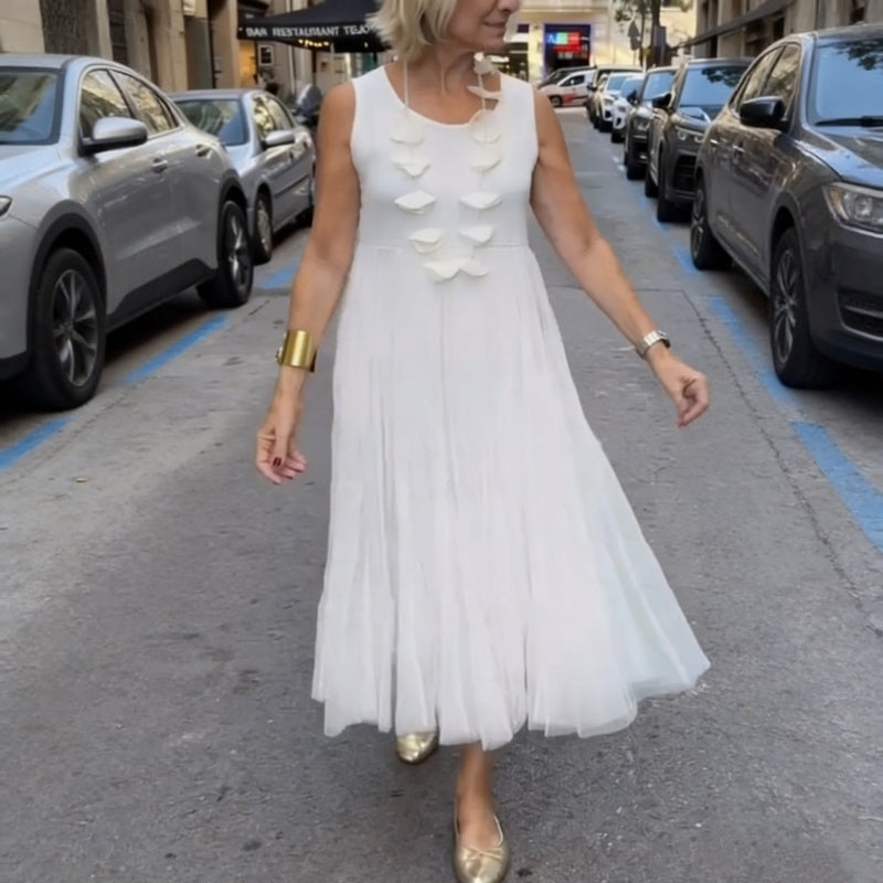 Set Coordinato Donna | Gonna in Tulle & Top Elegante a Maniche Lunghe