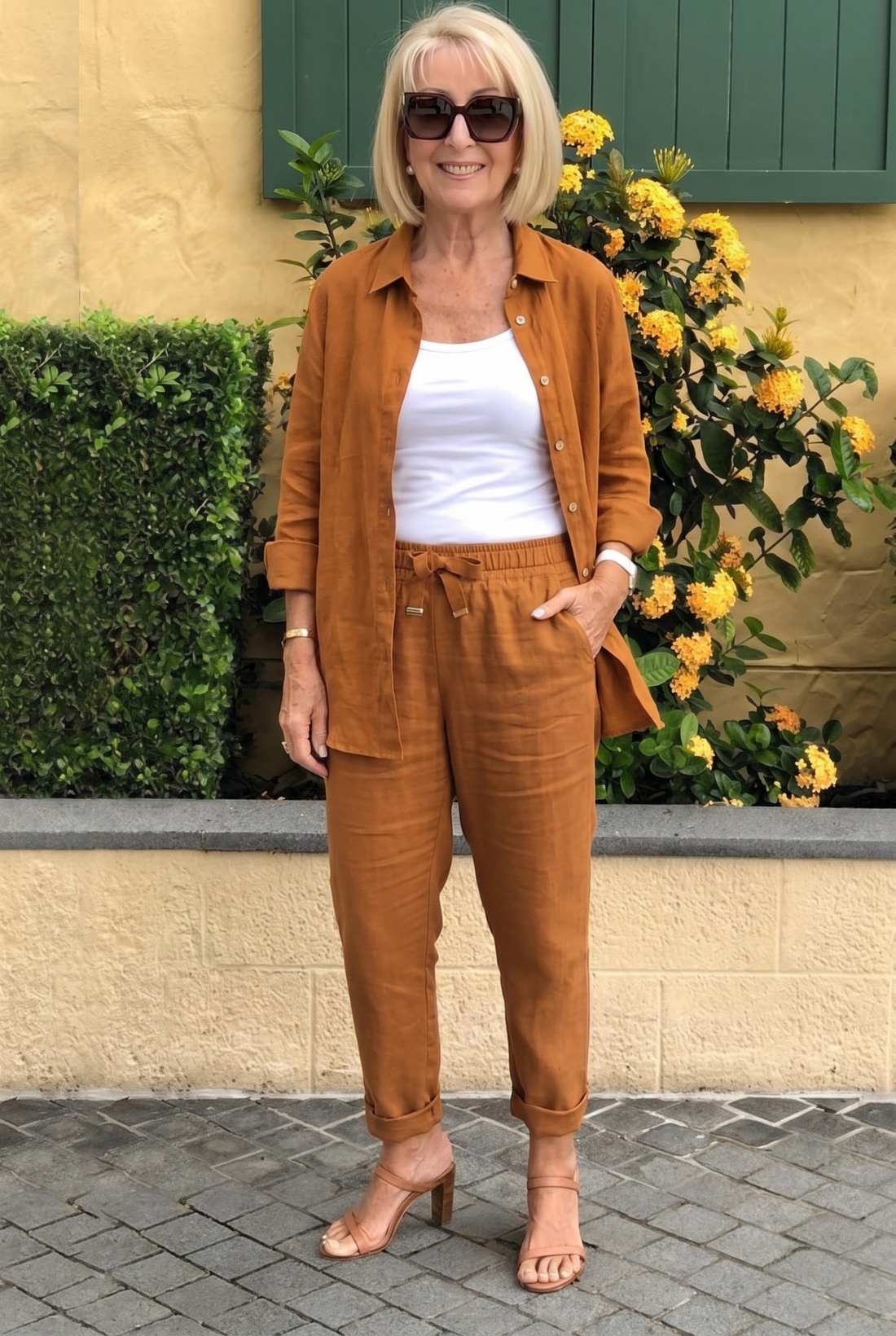 Set Lounge Donna | Camicia Oversize & Pantaloni con Coulisse