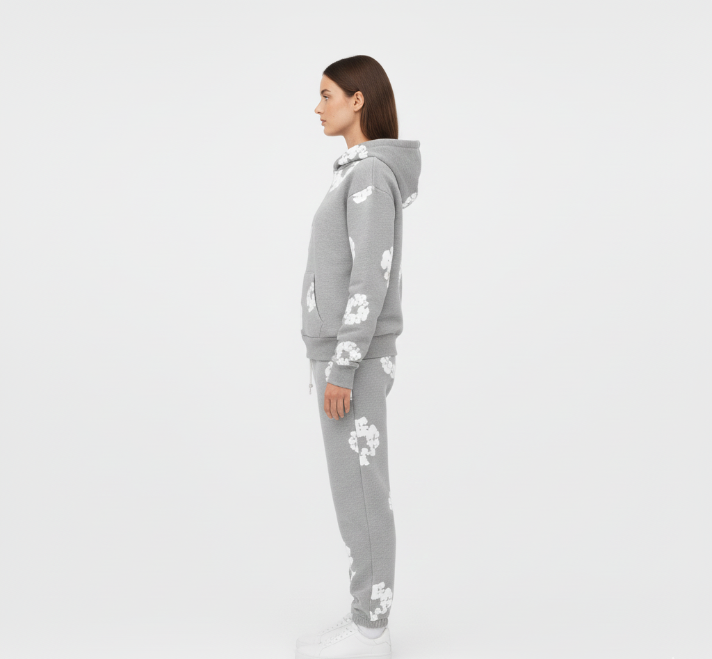 Set Tuta Uomo/Donna | Felpa con Cappuccio e Jogger | Stile Grafico & Comfort quotidiano