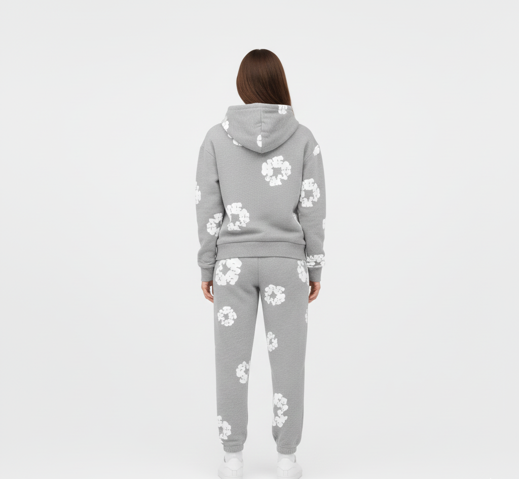 Set Tuta Uomo/Donna | Felpa con Cappuccio e Jogger | Stile Grafico & Comfort quotidiano