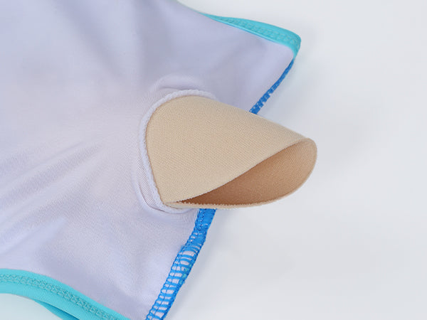 Set da Bagno Donna | Bikini Sportivo & Fasce Bianche a Contrasto