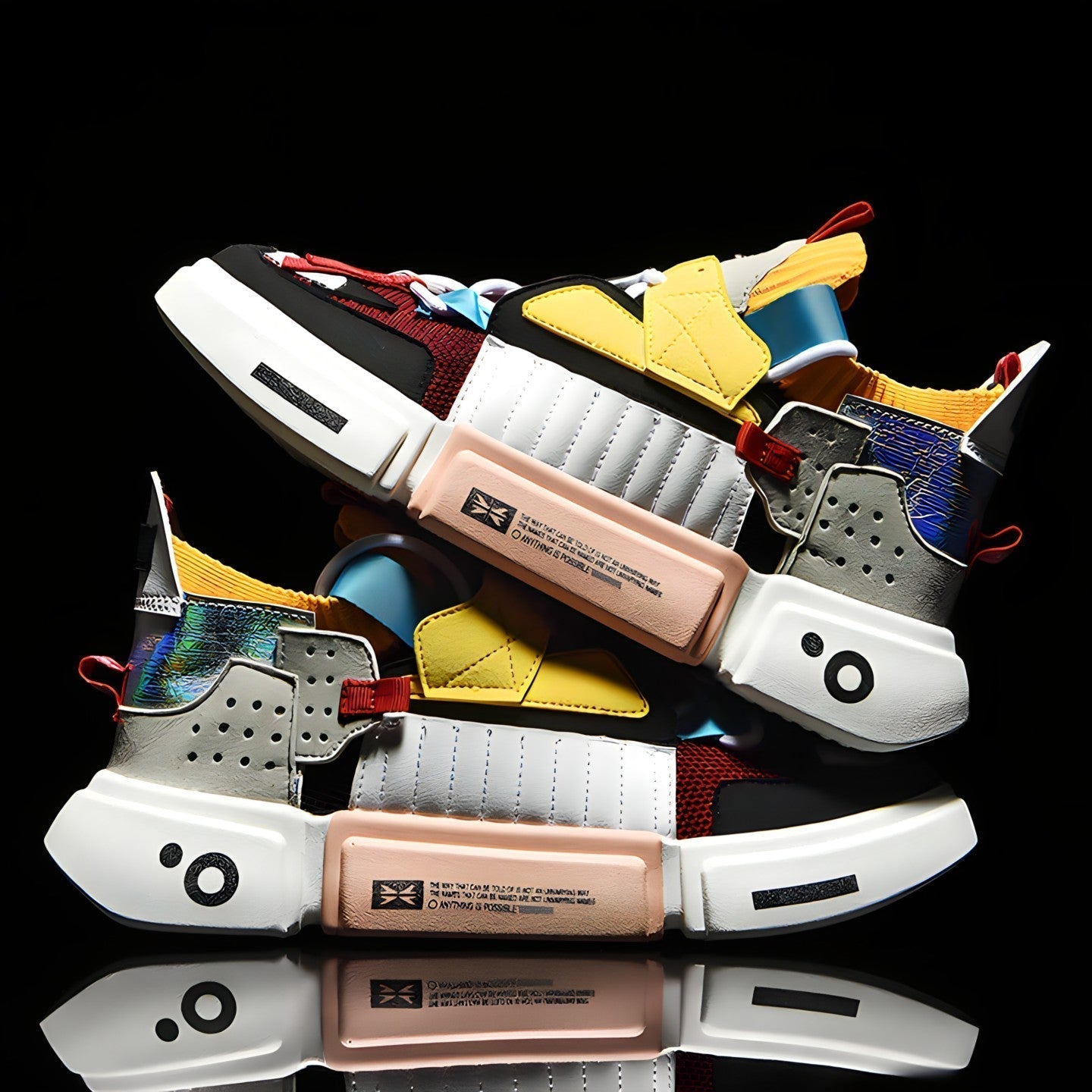 Silvain - Scarpe da ginnastica streetwear a colori misti 0