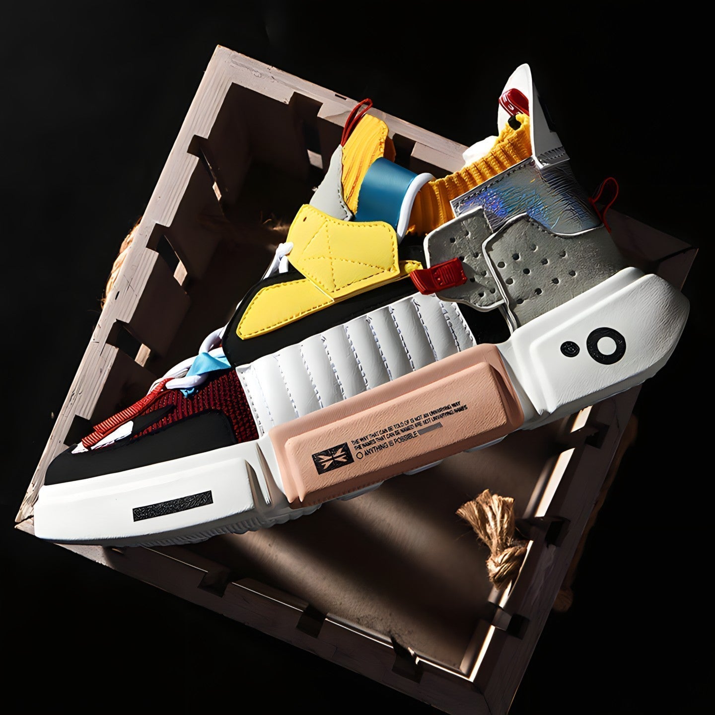 Silvain - Scarpe da ginnastica streetwear a colori misti 2