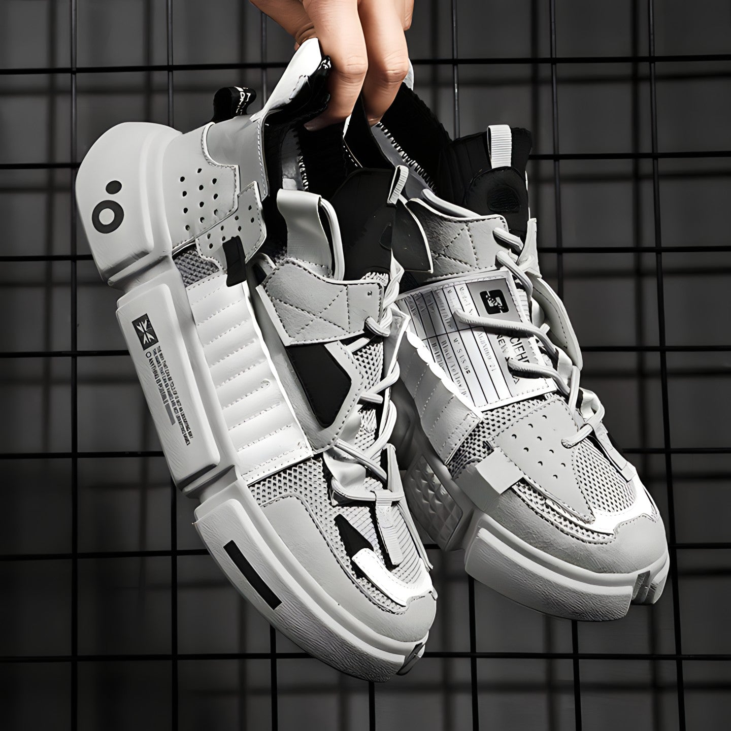 Silvain - Scarpe da ginnastica streetwear a colori misti 7
