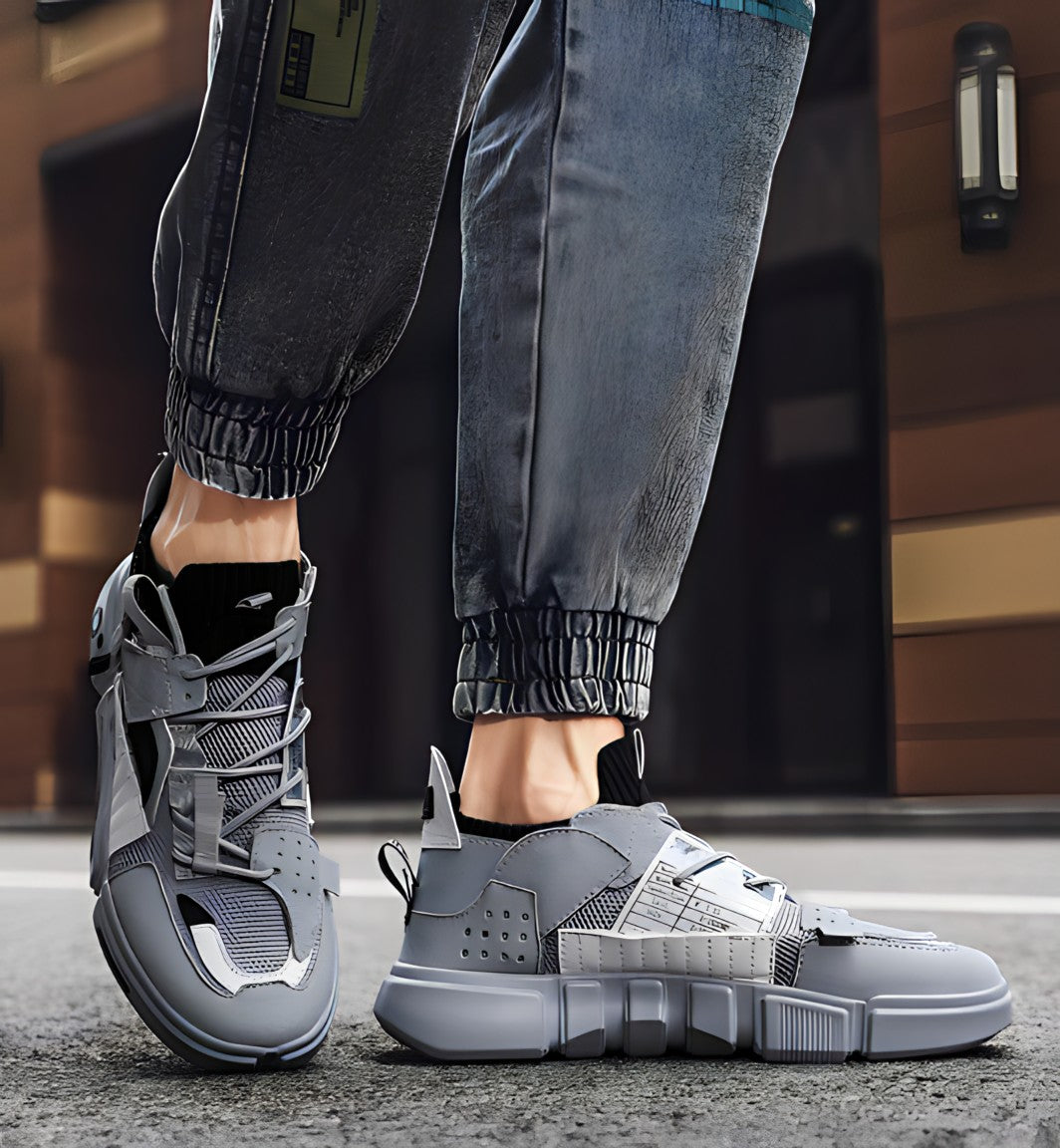 Silvain - Scarpe da ginnastica streetwear a colori misti 8