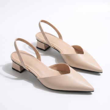 Slingback da donna con tacco largo basso - Comode ed eleganti 0