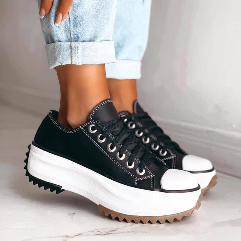 Sneakers donna con plateau design moderno e materiali resistenti 7