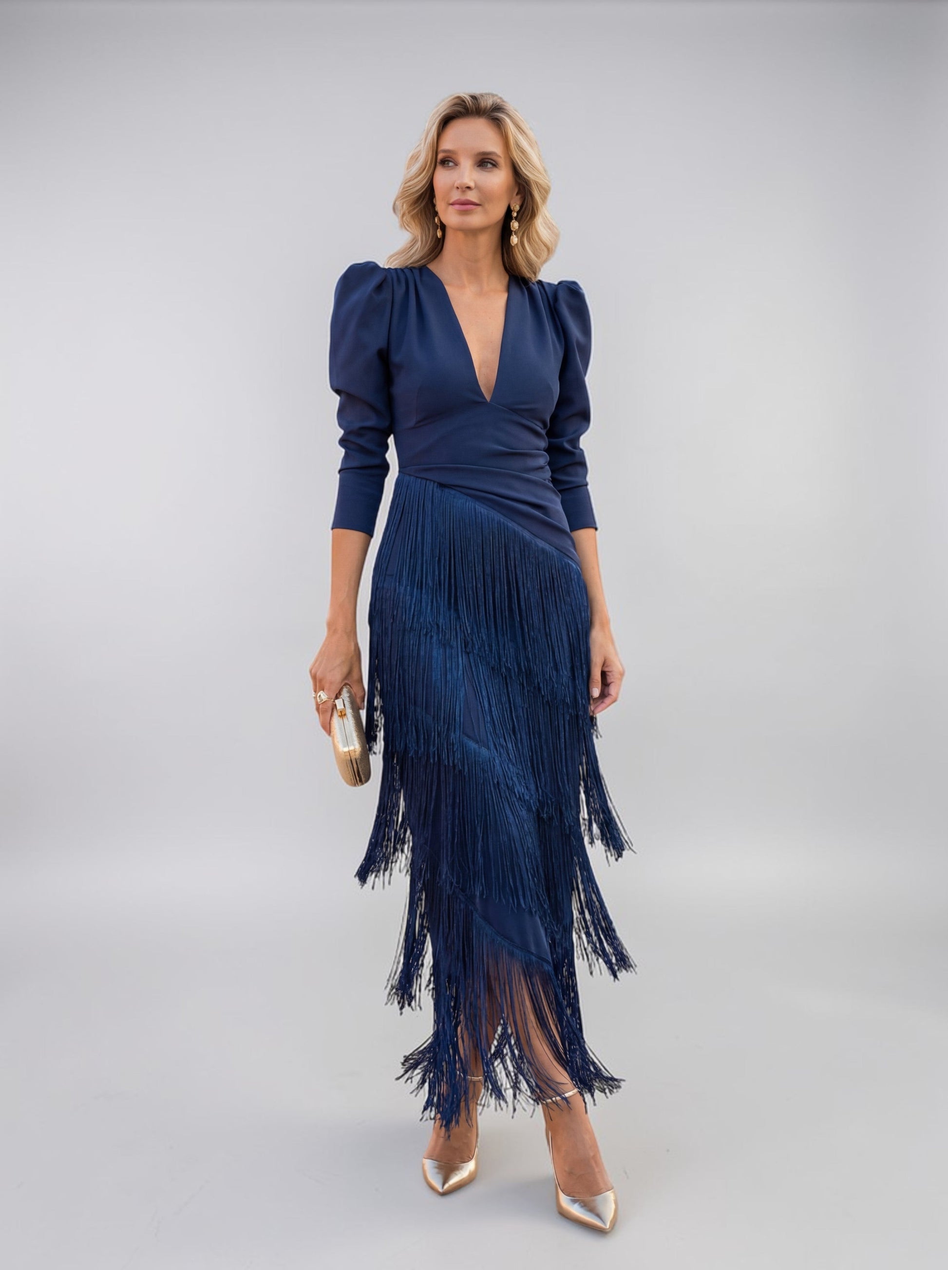 Sofia | Abito con Frange Elegante 3