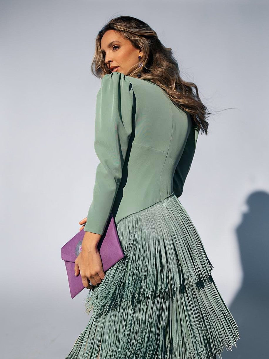 Sofia | Abito con Frange Elegante 5
