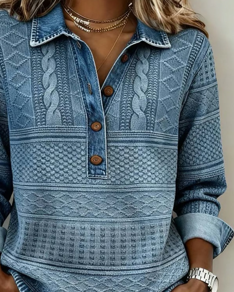 Sofia | Maglione moderno con bottoni a metà 2