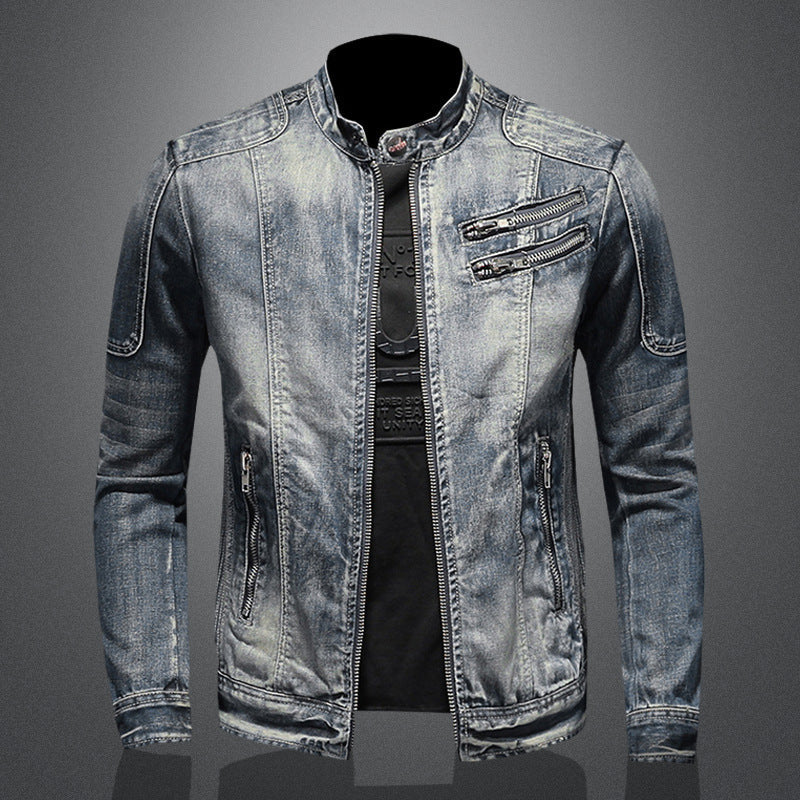 Stefano | Giacca Di Jeans Vintage Qualità Premium 0