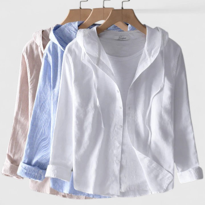 Women's Hooded Blouse | Relaxed Fit & Everyday Comfort 1