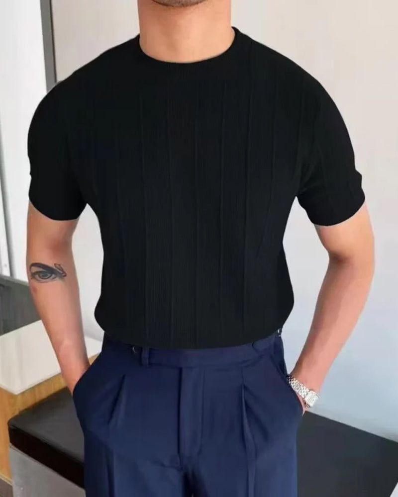 T-Shirt Uomo | Righe verticali & Vestibilità definita
