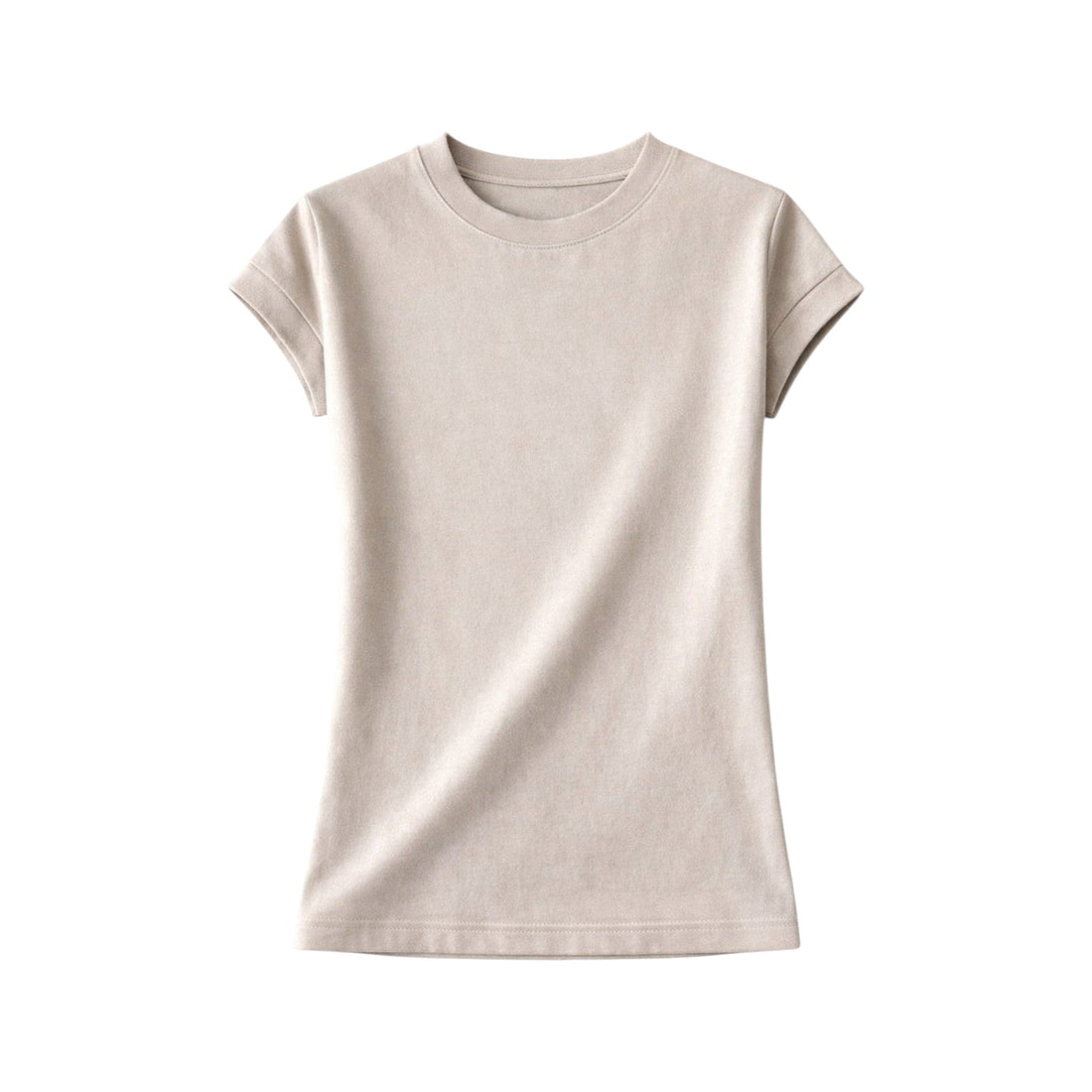 T-Shirt con Collo O e Maniche Corte in Cotone Mercerizzato | Ideale per Uso Quotidiano 0