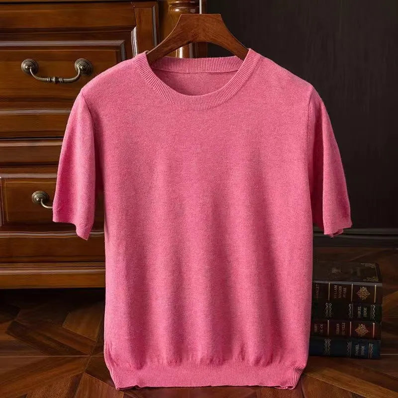 Rick - T-Shirt in Cashmere Morbido per Comfort Tutto il Giorno 2